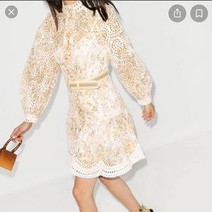 Zimmermann Amelie Embroidered mini dress